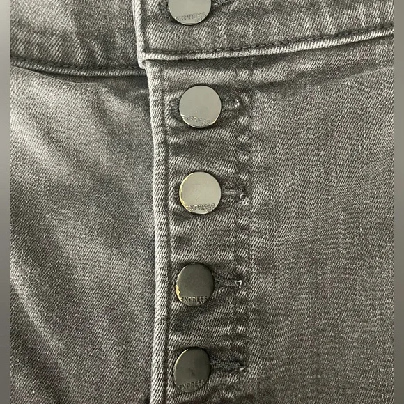 Express Hyper Stretch Super High Rise Denim Legging Jeans - Black Rinse - Picture 5 of 5